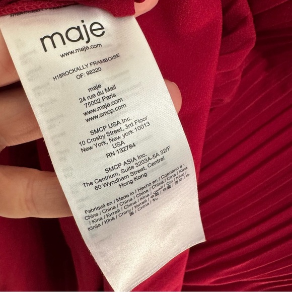 Maje Mock Neck Mini Dress - Picture 7 of 8